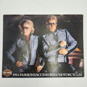 Harley-Davidson 1984 Fashions Accessories Motorcycle Catalog Brochure a